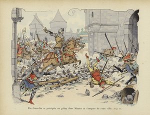 Bertrand du Guesclin占领了曼特斯镇，1364年